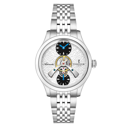 Thomas Earnshaw Men's 42mm Dalton Automatic Open Heart Balance Bracelet Watch