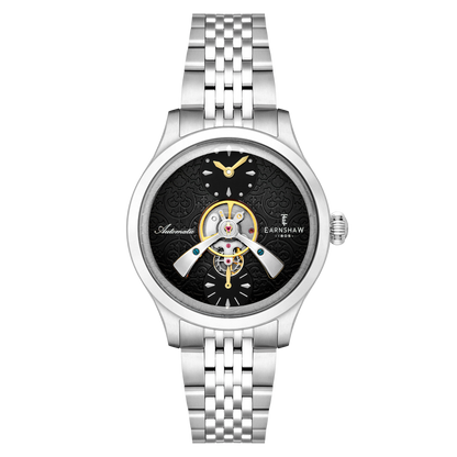 Thomas Earnshaw Men's 42mm Dalton Automatic Open Heart Balance Bracelet Watch