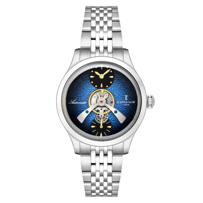 Thomas Earnshaw Men's 42mm Dalton Automatic Open Heart Balance Bracelet Watch