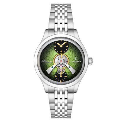 Thomas Earnshaw Men's 42mm Dalton Automatic Open Heart Balance Bracelet Watch