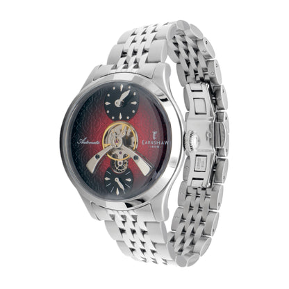 Thomas Earnshaw Men's 42mm Dalton Automatic Open Heart Balance Bracelet Watch