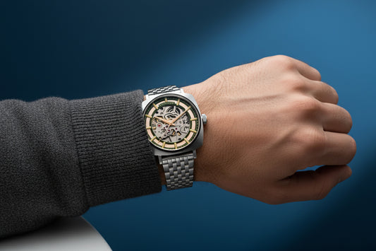 Thomas Earnshaw Men's 40mm Moorgate Automatic Skeletonized Bracelet Watch