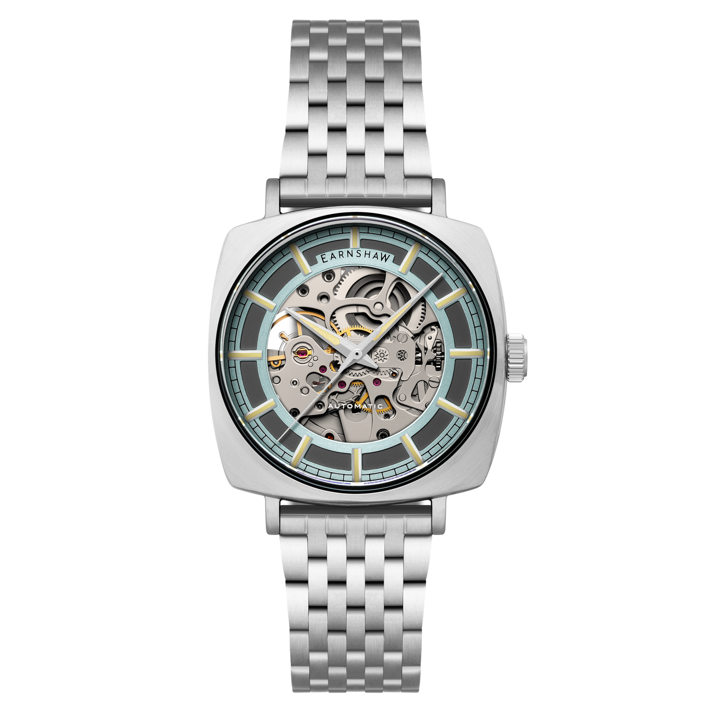 Thomas Earnshaw Men's 40mm Moorgate Automatic Skeletonized Bracelet Watch