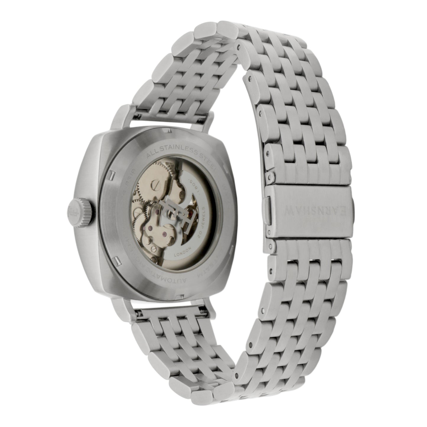 Thomas Earnshaw Men's 40mm Moorgate Automatic Skeletonized Bracelet Watch