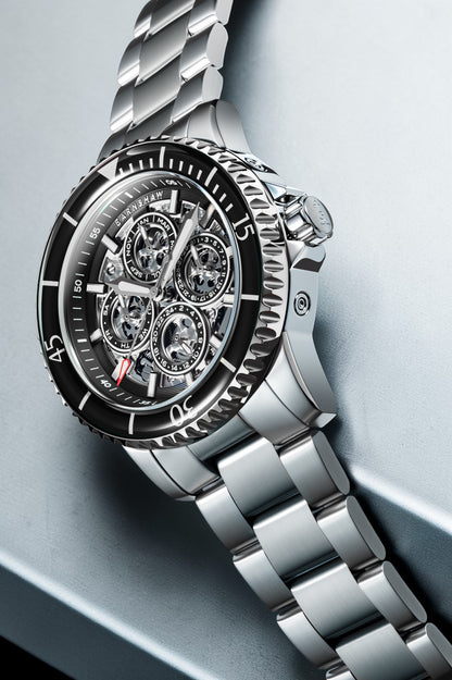 Thomas Earnshaw Men's 43mm Duncan Automatic Triple Calendar Bracelet Watch