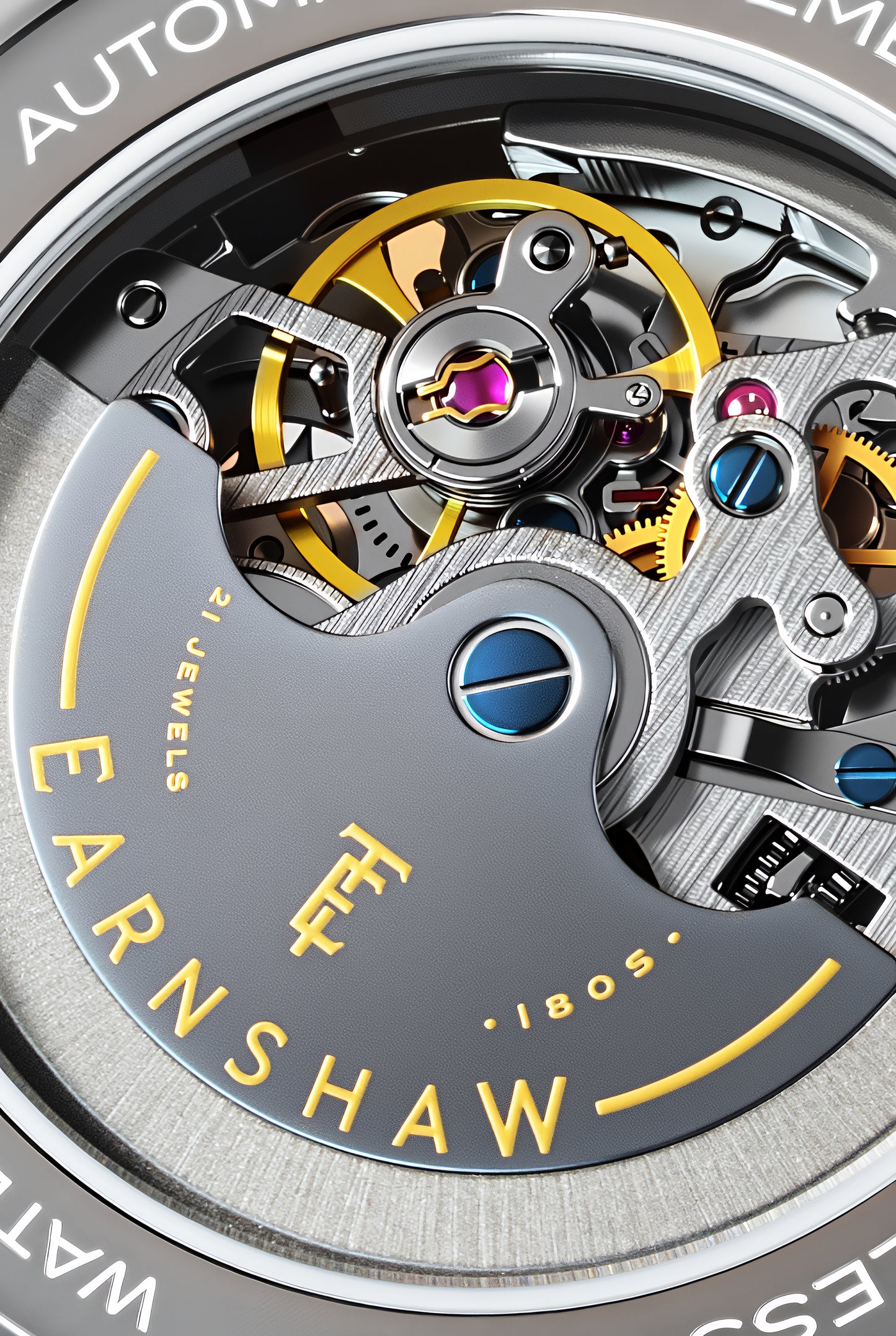 Thomas Earnshaw Men's 43mm Duncan Automatic Triple Calendar Bracelet Watch