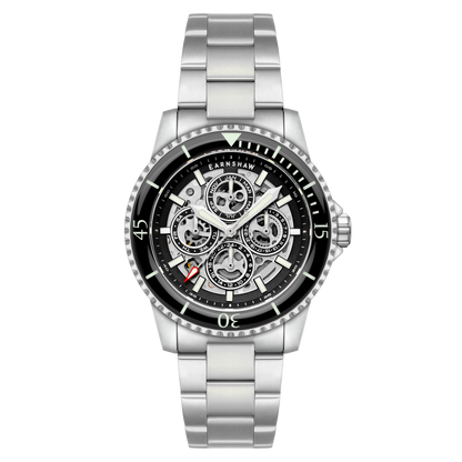 Thomas Earnshaw Men's 43mm Duncan Automatic Triple Calendar Bracelet Watch