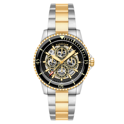 Thomas Earnshaw Men's 43mm Duncan Automatic Triple Calendar Two-Tone Bracelet Watch