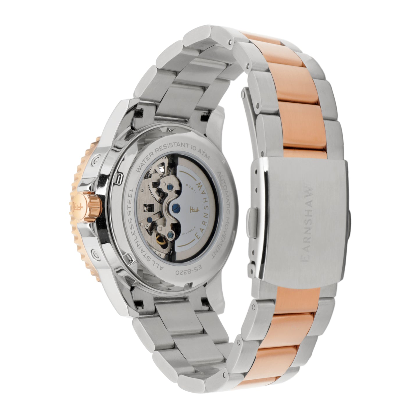 Thomas Earnshaw Men's 43mm Duncan Automatic Triple Calendar Two-Tone Bracelet Watch