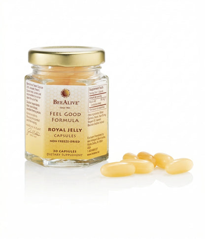 BeeAlive Energy Formula Royal Jelly Capsules