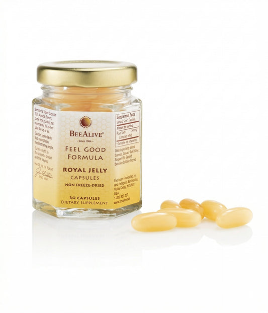 BeeAlive Energy Formula Royal Jelly Capsules