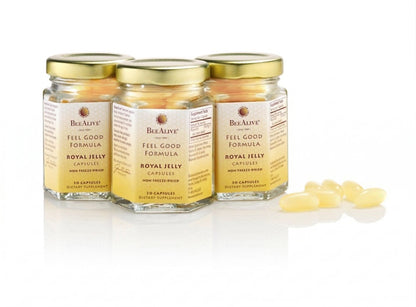 BeeAlive Energy Formula Royal Jelly Capsules