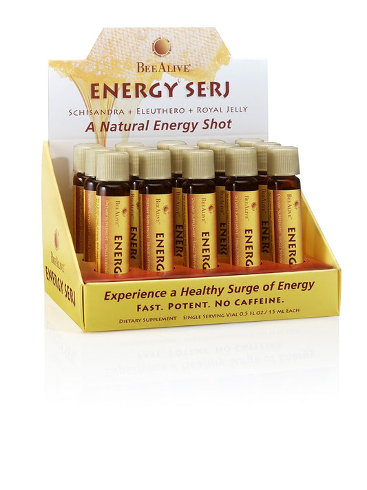 BeeAlive Energy SERJ Royal Jelly Count of 15 Vials