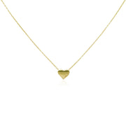 14K Italian Gold Petite Heart Necklace