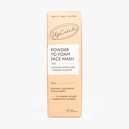 UpCircle Powder to Foam Face Wash with Willow Bark & Papaya Enzymes