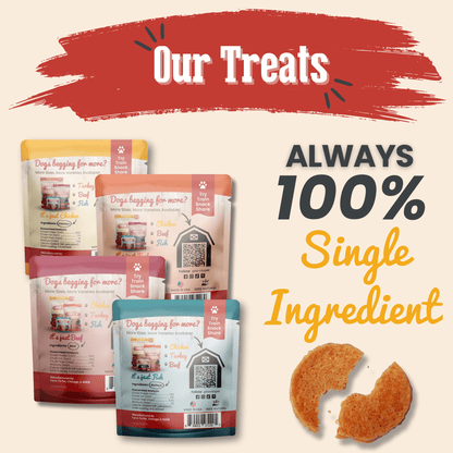 Farm To Pet Single-Ingredient Dog Treats Snack Pack Sampler