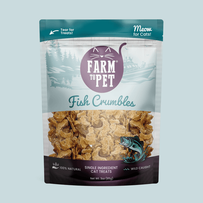 Farm To Pet All-Natural Fish Crumbles Cat Treats