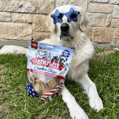 Farm To Pet Single-Ingredient Americana Chicken Chip Dog Treats