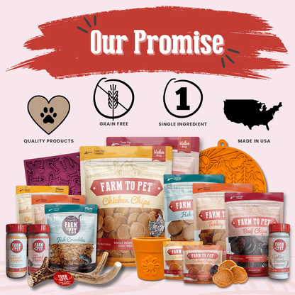 Farm To Pet Single-Ingredient Beef Chips Dog Treats