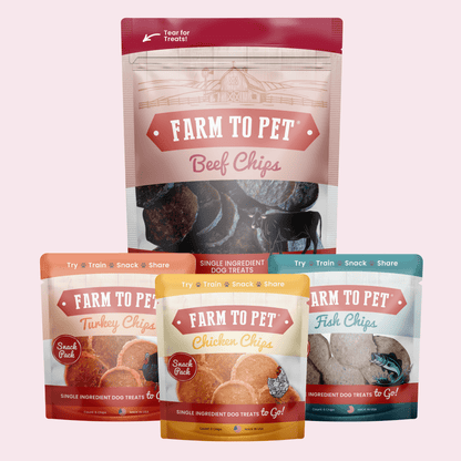 Farm To Pet Puppy Packs 'n Snacks Dog Treat Starter Pack