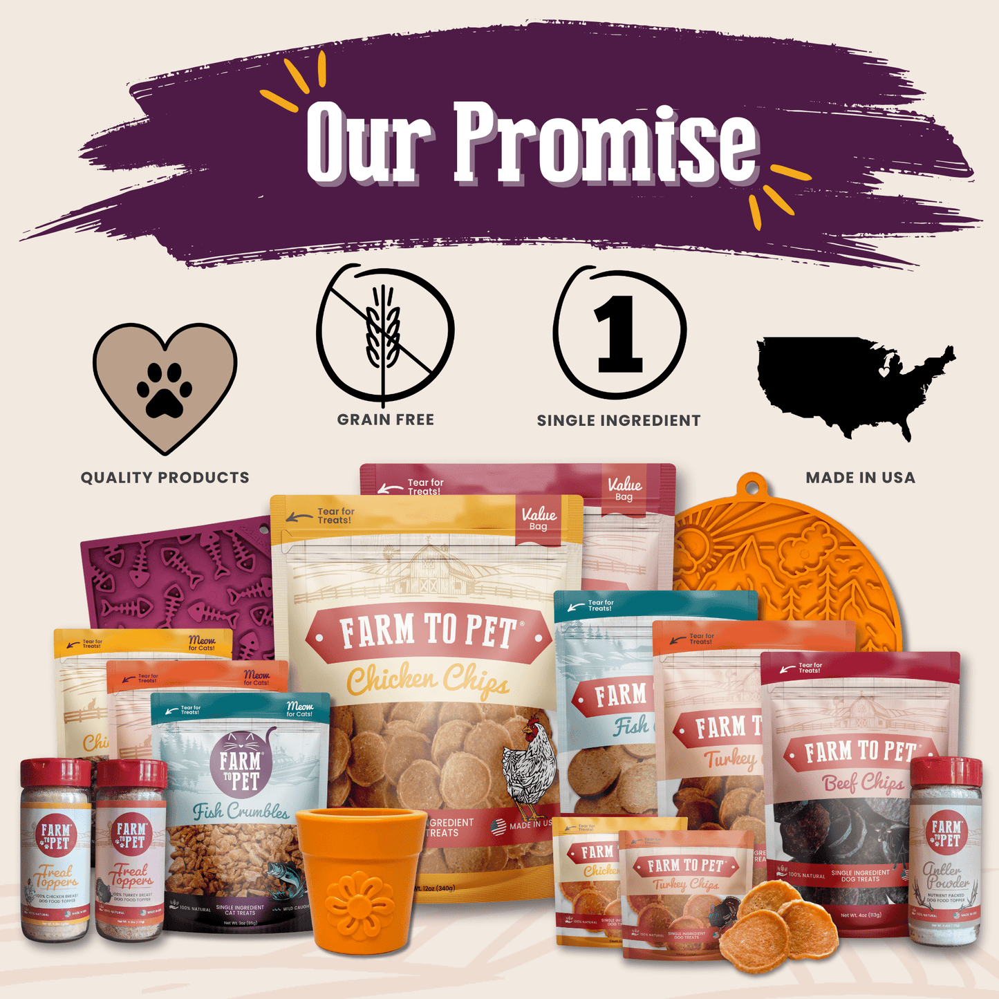 Farm To Pet All-Natural Fish Crumbles Cat Treats