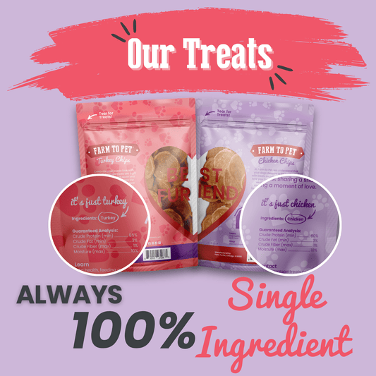 Farm To Pet Valentine's Day Poultry Chip Variety Pack Dog Treats