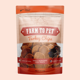 Farm To Pet All-Natural Single-Ingredient Turkey Chips Dog Treats