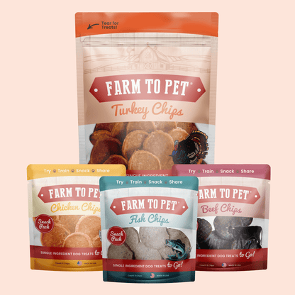 Farm To Pet Puppy Packs 'n Snacks Dog Treat Starter Pack