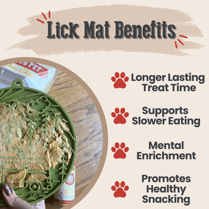 Farm To Pet Choice of Dog Lick Mat with Suction Cups