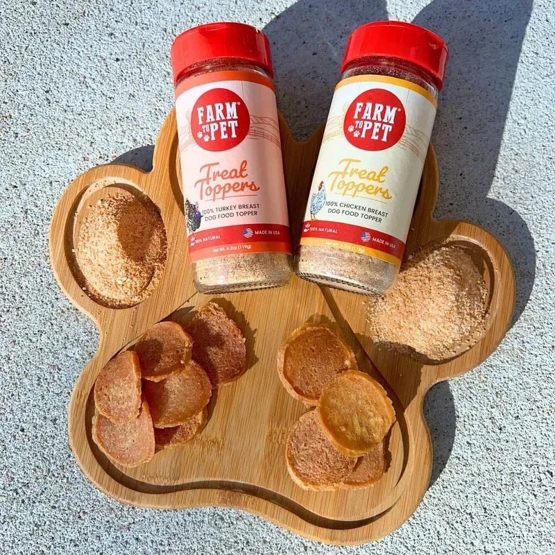 Farm To Pet Chicken & Turkey Dog Food Topper Bundle
