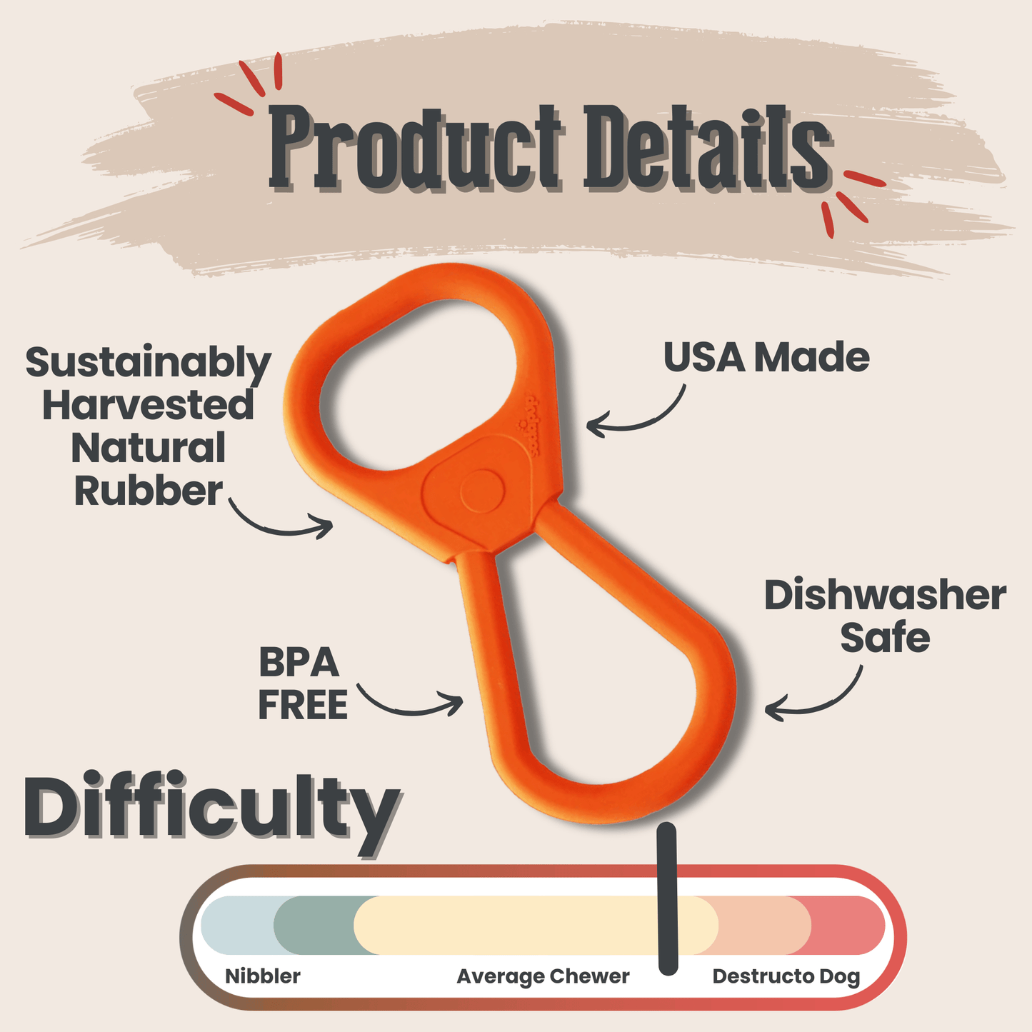 Farm To Pet Choice of Dog Tug Toy