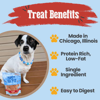 Farm To Pet Hometown Celebration Chicago Chicken Chips Dog Treats