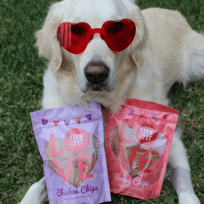 Farm To Pet Valentine's Day Poultry Chip Variety Pack Dog Treats