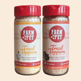 Farm To Pet Chicken & Turkey Dog Food Topper Bundle