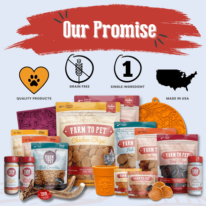 Farm To Pet Single-Ingredient Americana Chicken Chip Dog Treats