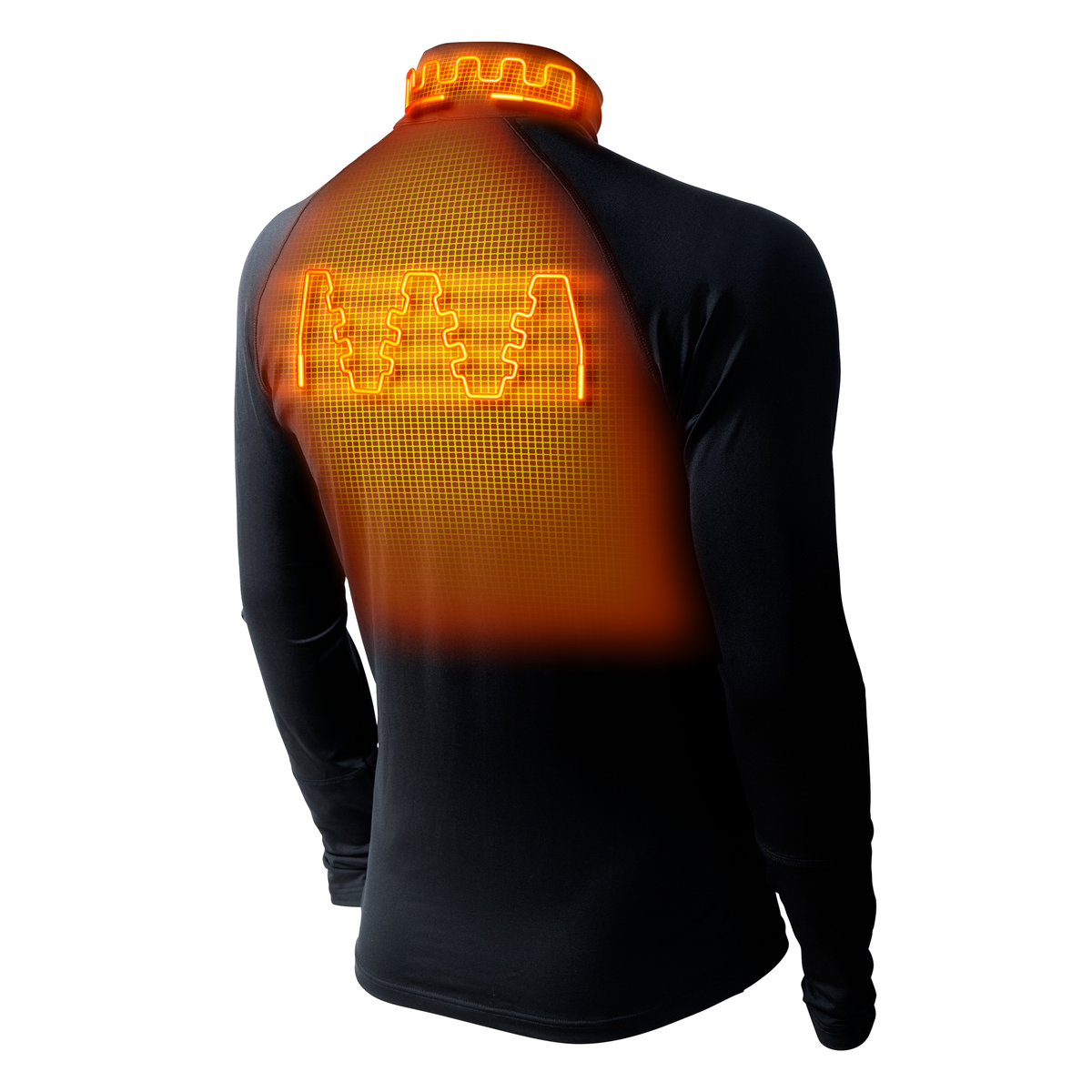 Gobi Heat Men's FlexCore Heated Base Layer Shirt with Dual Control
