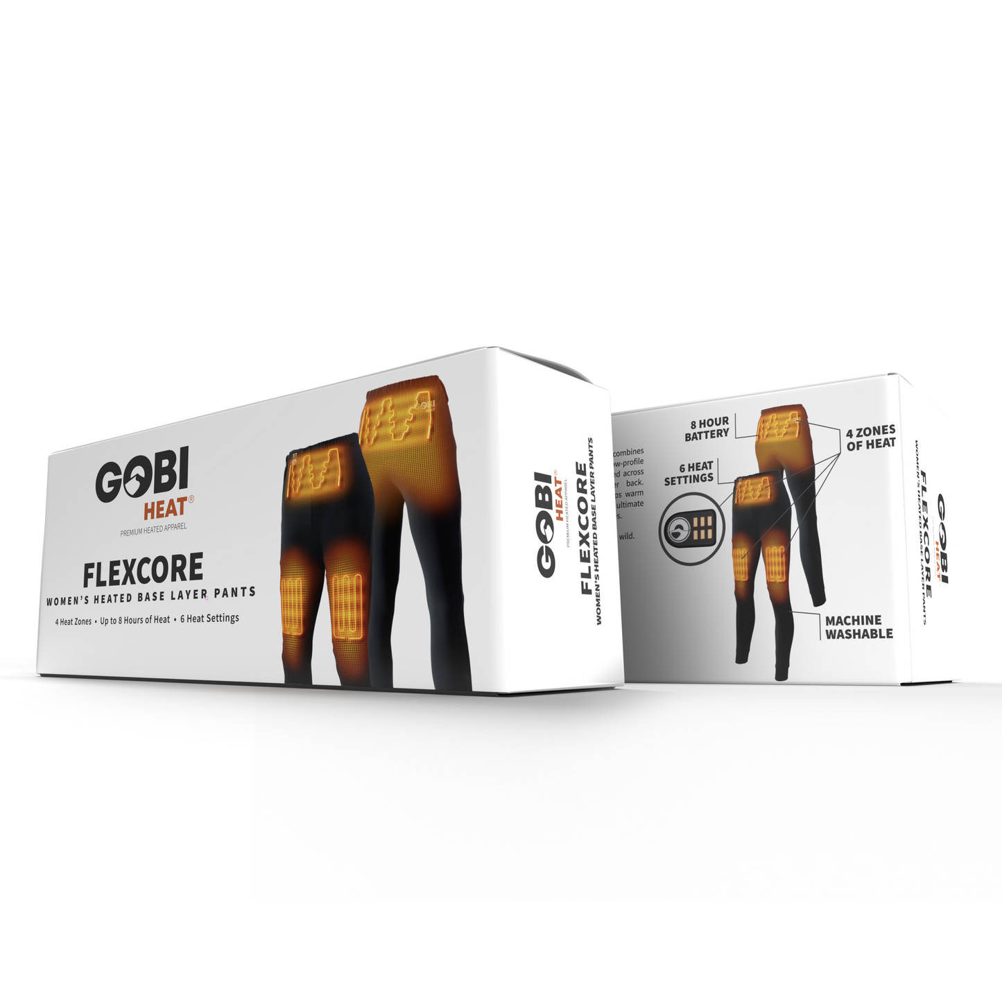 Gobi Heat Women's FlexCore Heated Base Layer Pants with Dual Control