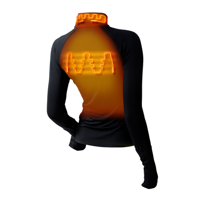 Gobi Heat Women's FlexCore Heated Base Layer Shirt with Dual Control