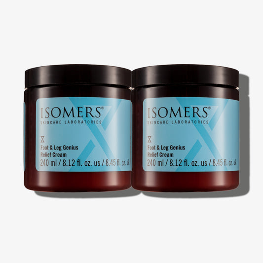 Isomers Skincare Foot and Leg Genius Relief Cream Duo