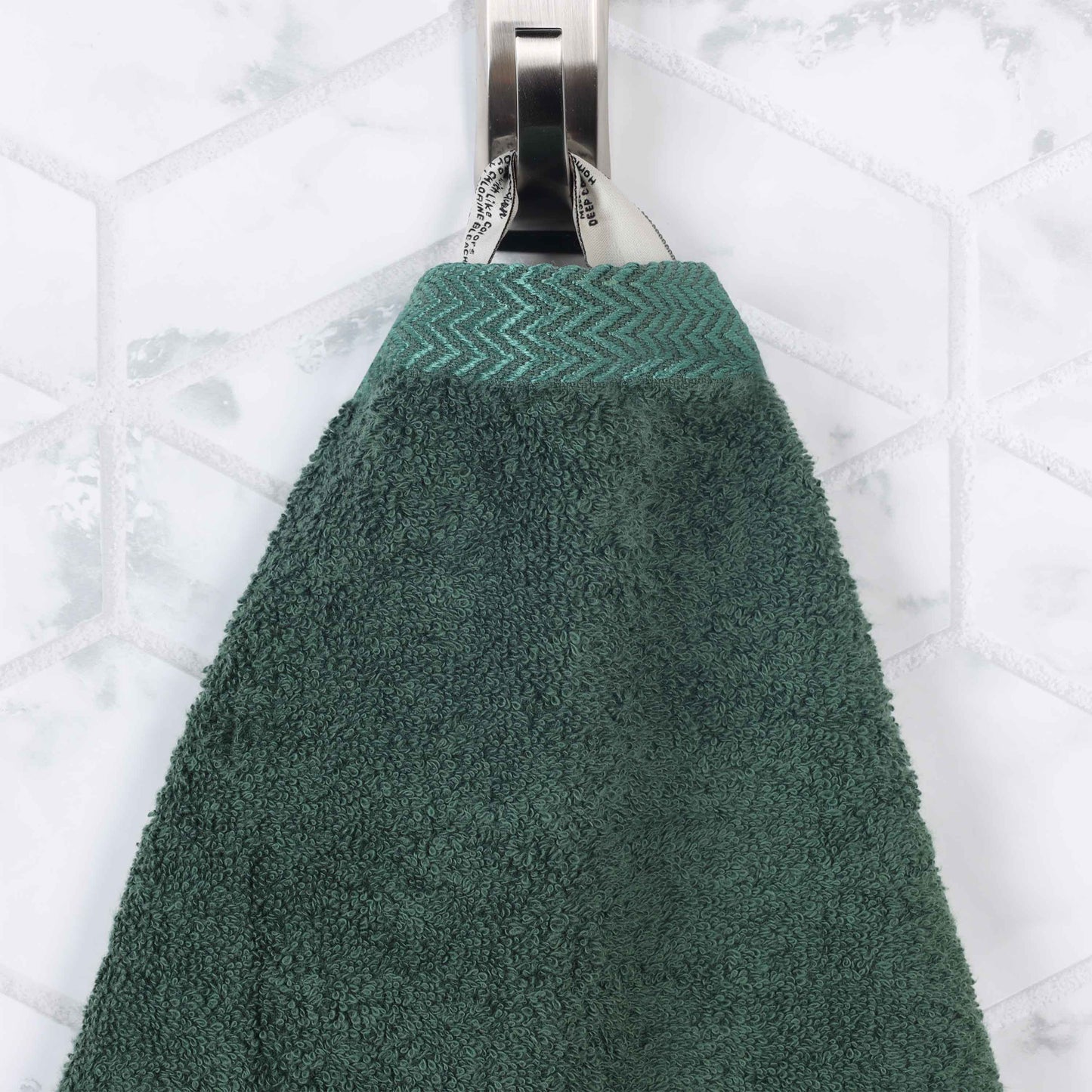 Superior "Hays" 100% Cotton Textured 6-Piece Towel Set