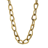 14K Italian Gold Open Link Chain Necklace