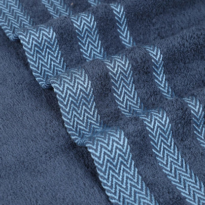 Superior "Hays" 100% Cotton Textured Set of 2 Bath Towels
