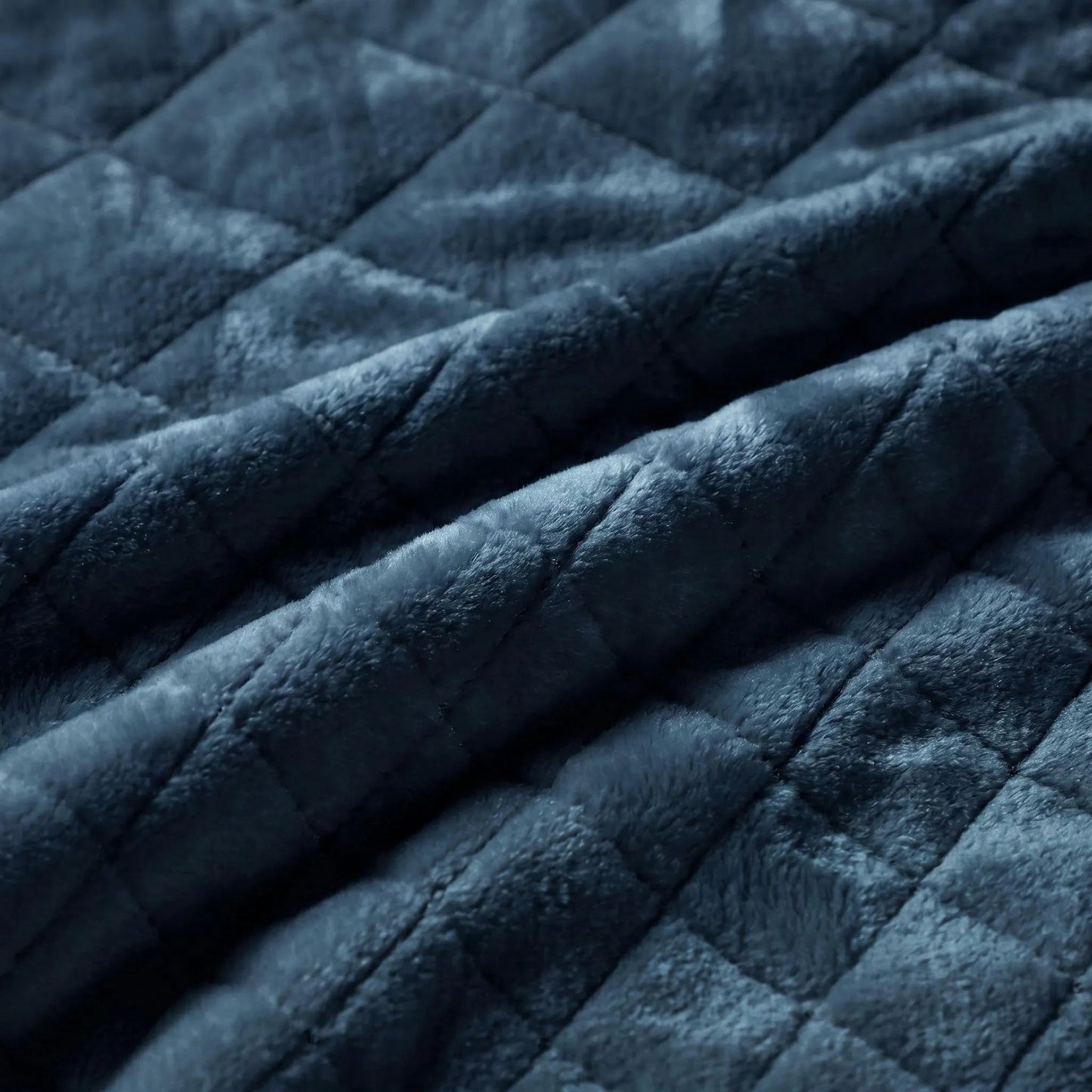 Superior "Holly" Geometric Textured 
Lightweight Fleece Blanket