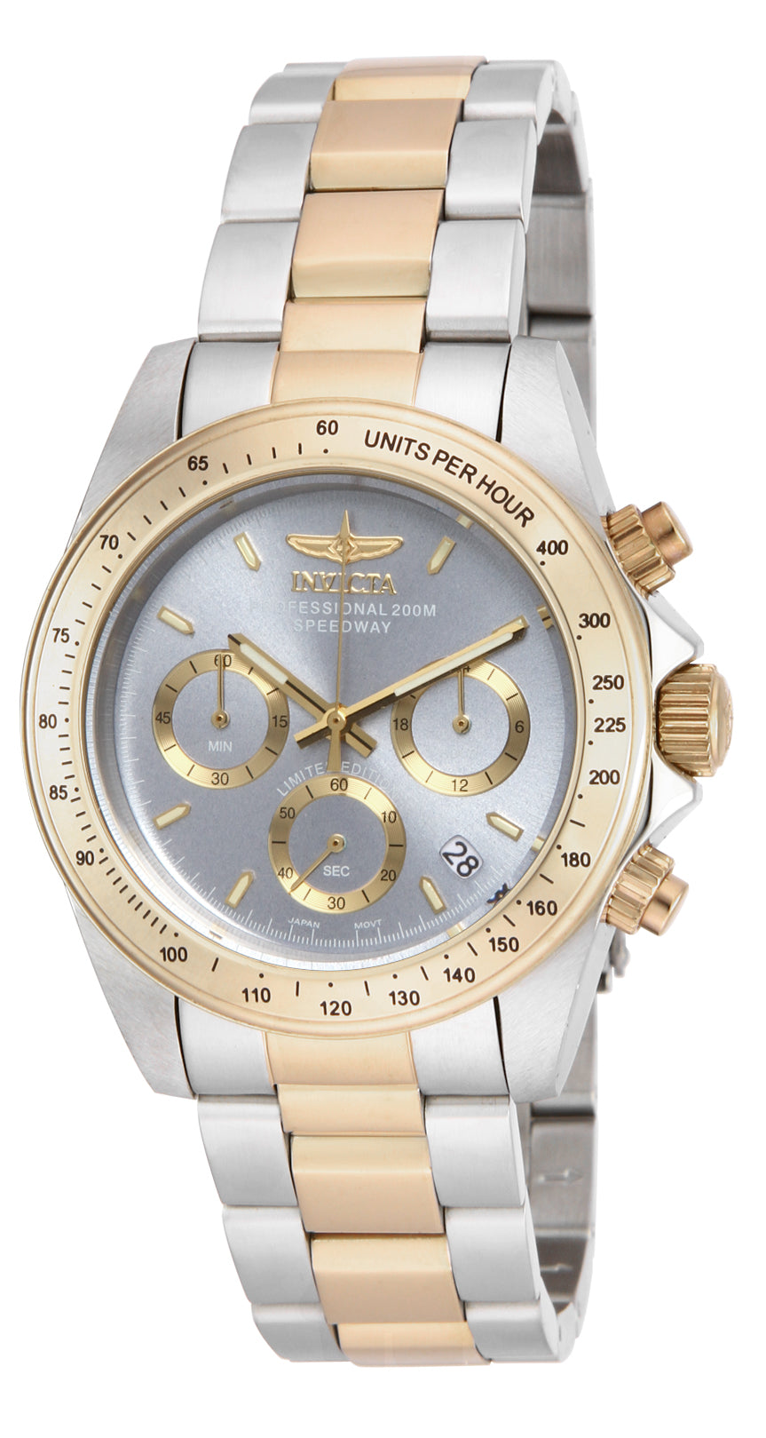 Invicta Men's 39mm Speedway Quartz Chronograph Two-Tone Bracelet Watch