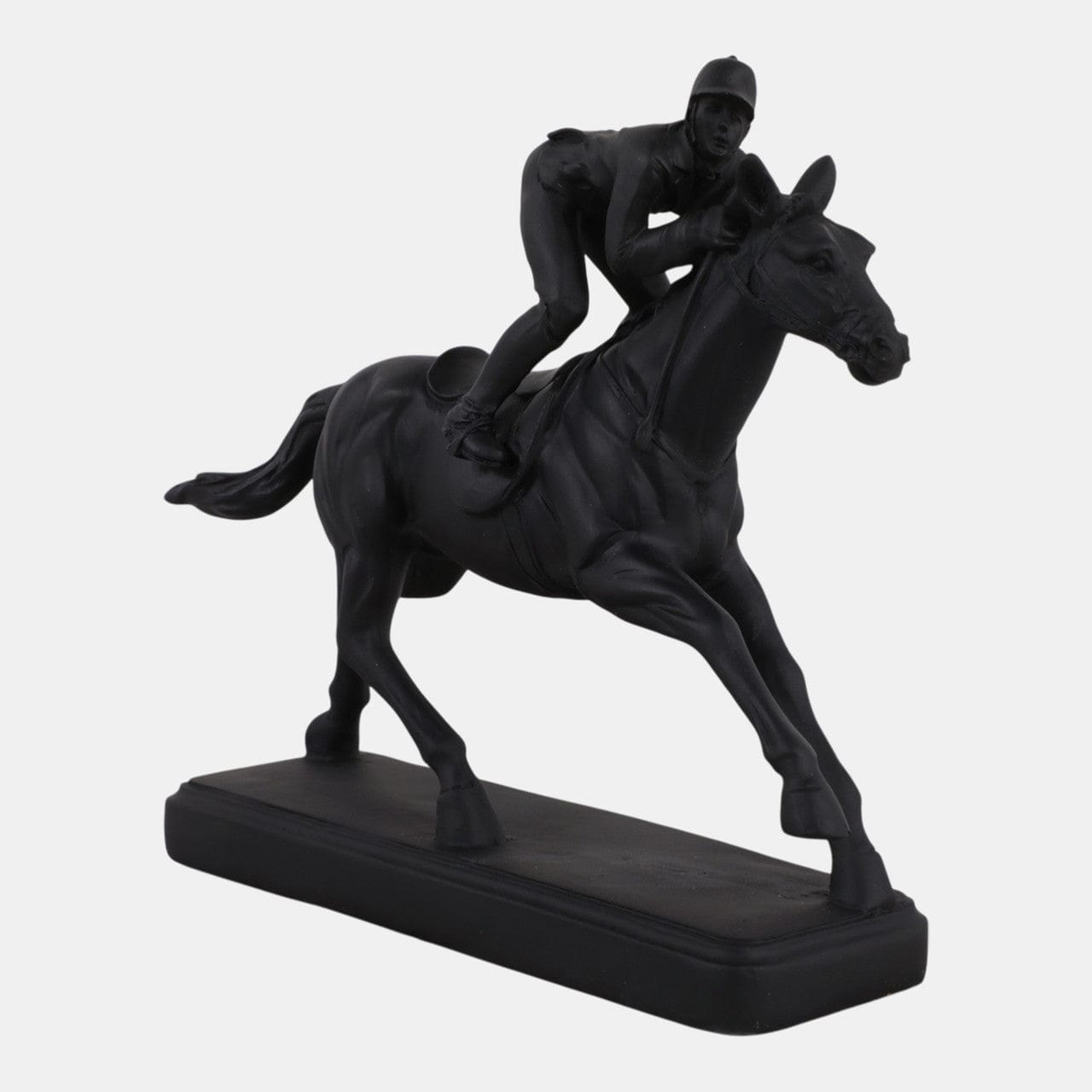 8.5" Horse w/ Jockey Figure