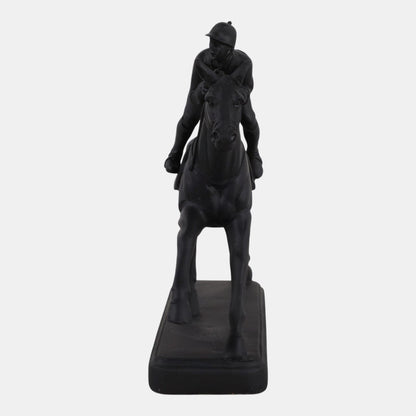 8.5" Horse w/ Jockey Figure