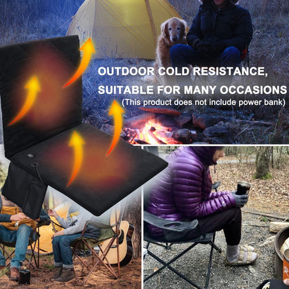 LITEGUEST Heated Outdoor Seat Cushion with Backrest