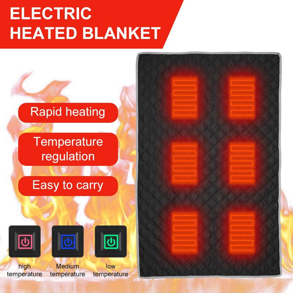 LITEGUEST USB Powered Heated Camping Blanket