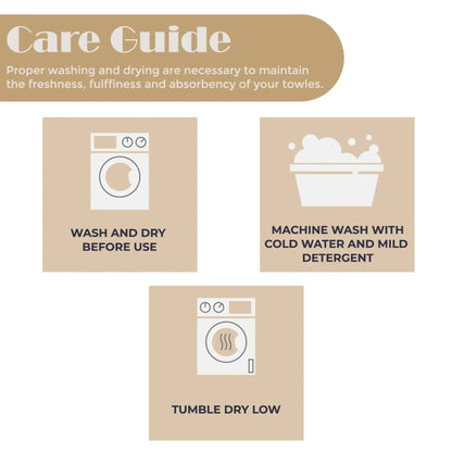 Superior "Napa" Zero Twist 100% Cotton 3-Piece Towel Set