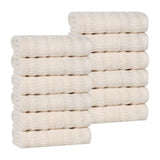 Superior "Mika" Cotton Set of 12 Face Towels